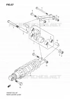 SHOCK ABSORBER LINKAGE for Suzuki BURGMAN 400 2009