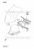 SPEEDOMETER PANEL for Suzuki BURGMAN 400 2009