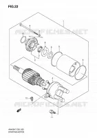 STARTER MOTOR for Suzuki BURGMAN 400 2009