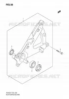 SWINGARM for Suzuki BURGMAN 400 2009