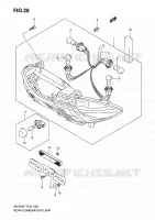 TAIL LIGHT ASSY for Suzuki BURGMAN 400 2009