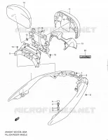 BACKREST (AN400ZAL0) for Suzuki BURGMAN 400 2009