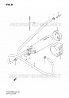 BREATHER (E33) for Suzuki BURGMAN 400 2009