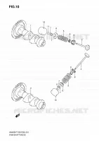 CAMSHAFT   VALVES for Suzuki BURGMAN 400 2009