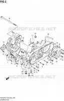 CRACKCASE COVER for Suzuki BURGMAN 400 2009