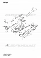 FOOTREST for Suzuki BURGMAN 400 2009