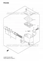 FR. MASTER CYLINDER (MODEL K8/K9/L0) for Suzuki BURGMAN 400 2009