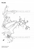 FROM LEG SHIELD (MODEL K9) for Suzuki BURGMAN 400 2009