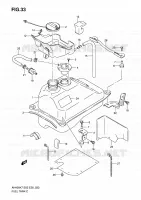 FUEL TANK for Suzuki BURGMAN 400 2009
