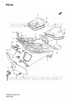 GLOVE BOX for Suzuki BURGMAN 400 2009
