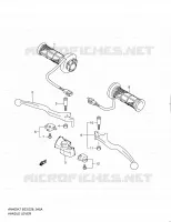 GRIPS & LEVERS (AN400ZA) for Suzuki BURGMAN 400 2009