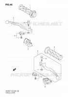 HANDGRIPS   LEVERS  for Suzuki BURGMAN 400 2009
