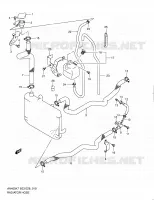 RADIATOR HOSE   EXPANSION TANK for Suzuki BURGMAN 400 2009