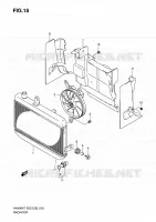 RADIATOR for Suzuki BURGMAN 400 2009