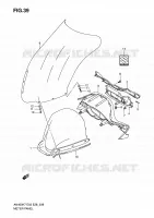 SPEEDOMETER PANEL for Suzuki BURGMAN 400 2009