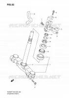 STEERING COLUMN for Suzuki BURGMAN 400 2009