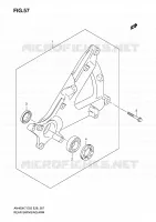 SWINGARM for Suzuki BURGMAN 400 2009