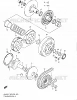 TRANSMISSION (1) for Suzuki BURGMAN 400 2009