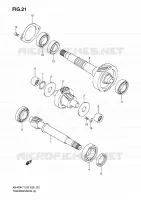 TRANSMISSION (2) for Suzuki BURGMAN 400 2009