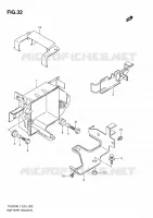 BATTERY HOLDER for Suzuki TU 250 2011