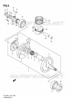 CRANKSHAFT for Suzuki TU 250 2011
