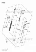 FRONT FORK for Suzuki TU 250 2011