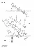 GEAR SHIFTING ASSY for Suzuki TU 250 2011