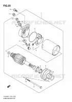 STARTER MOTOR for Suzuki TU 250 2011