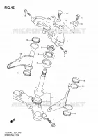 STEERING COLUMN for Suzuki TU 250 2011