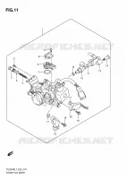 THROTTLE BODY for Suzuki TU 250 2011