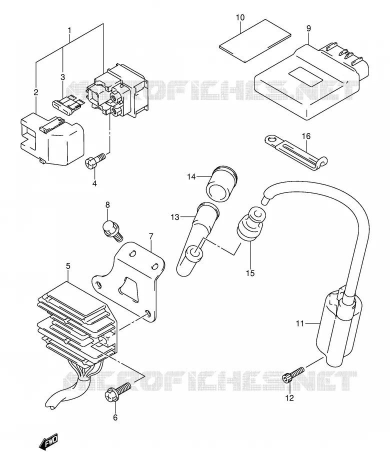 ELECTRICAL (MODEL K1/K2) Suzuki SCOOTER 250 BURGMAN 2000  AN250Y(E2)