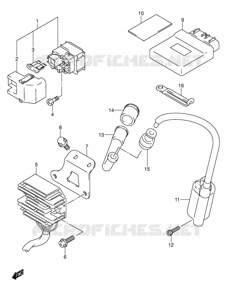 ELECTRICAL (MODEL K1/K2) Suzuki SCOOTER 400 BURGMAN 2002  AN400RK2(E2)