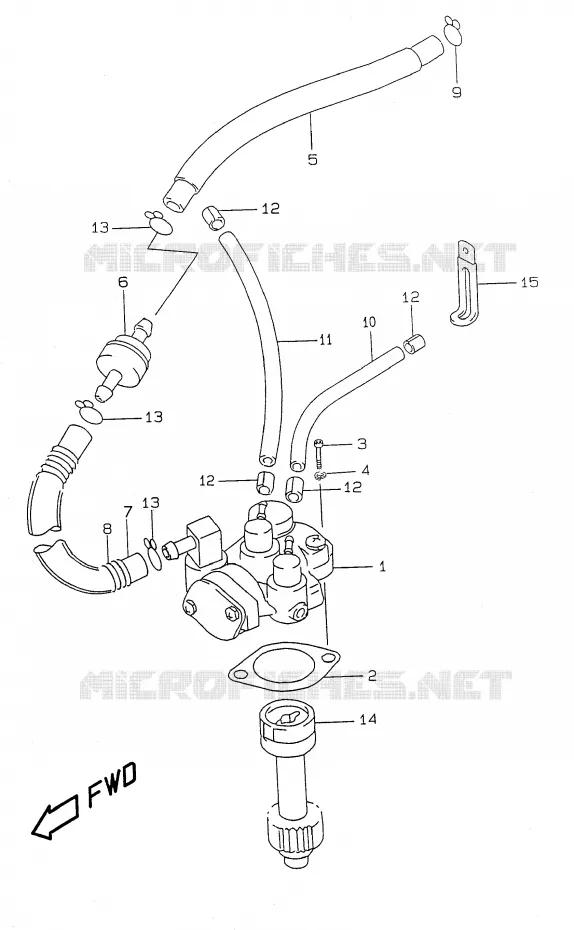 OIL PUMP Suzuki SCOOTER 50 ZILLION 2000  UX50WY