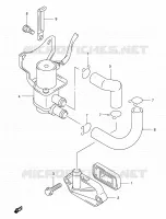 ANTI POLLUTION SYSTEM for Suzuki BURGMAN 400 2005