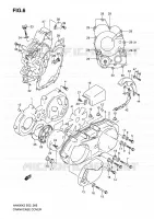 CRACKCASE COVER for Suzuki BURGMAN 400 2005