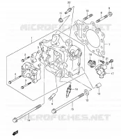 CYLINDER HEAD for Suzuki BURGMAN 400 2005