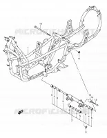 FRAME for Suzuki BURGMAN 400 2005