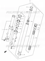 FRONT FORK for Suzuki BURGMAN 400 2005
