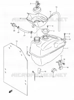 FUEL TANK for Suzuki BURGMAN 400 2005