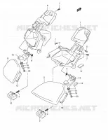 GLOVE BOX (MODELE K4/K5/K6) for Suzuki BURGMAN 400 2005