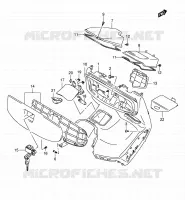 GLOVE BOX for Suzuki BURGMAN 400 2005