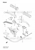 HANDGRIPS   LEVERS  for Suzuki BURGMAN 400 2005
