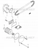 OIL PUMP for Suzuki BURGMAN 400 2005