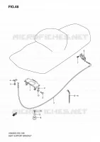 SEAT LOCK for Suzuki BURGMAN 400 2005