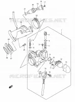 THROTTLE BODY for Suzuki BURGMAN 400 2005