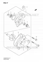 WATER PUMP for Suzuki BURGMAN 400 2005