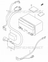 BATTERY for Suzuki BURGMAN 400 2006