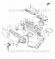 GLOVE BOX for Suzuki BURGMAN 400 2006