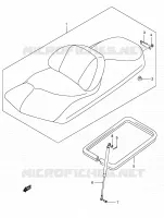 SEAT for Suzuki BURGMAN 400 2006
