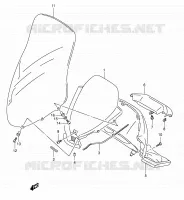 SPEEDOMETER PANEL for Suzuki BURGMAN 400 2006